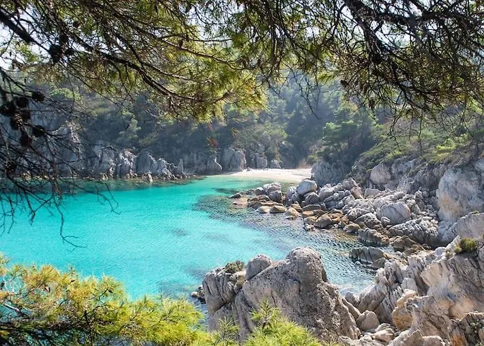 Apartamento Traditionelles Athos Shadow Am Paralia Sikias